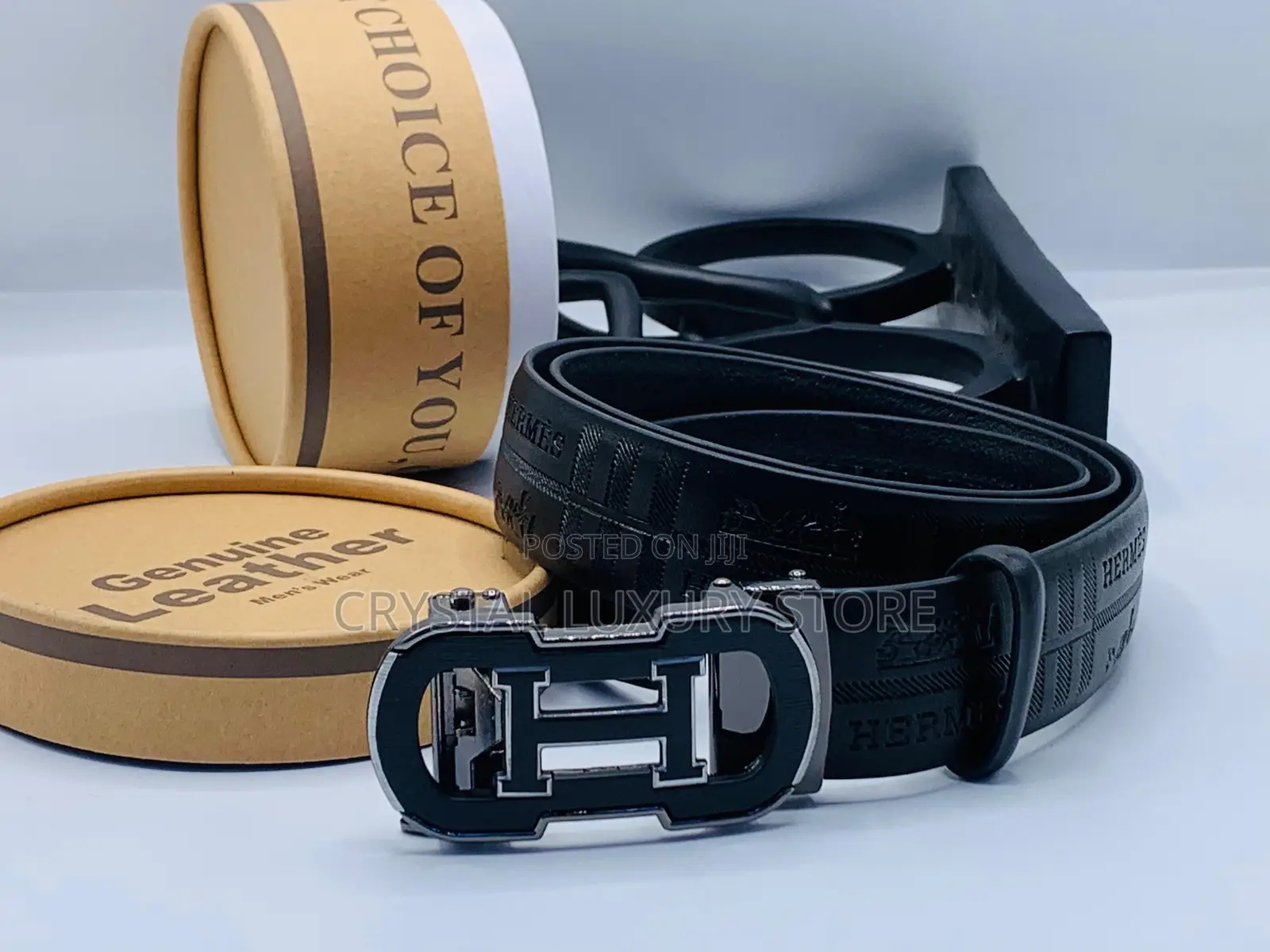 Kelvin Klien Quality Luxury Men Genuine Leather Belt