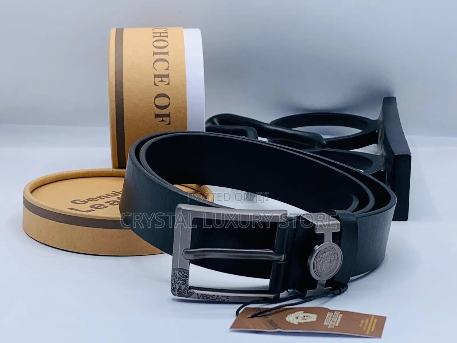 Kelvin Klien Quality Luxury Men Genuine Leather Belt