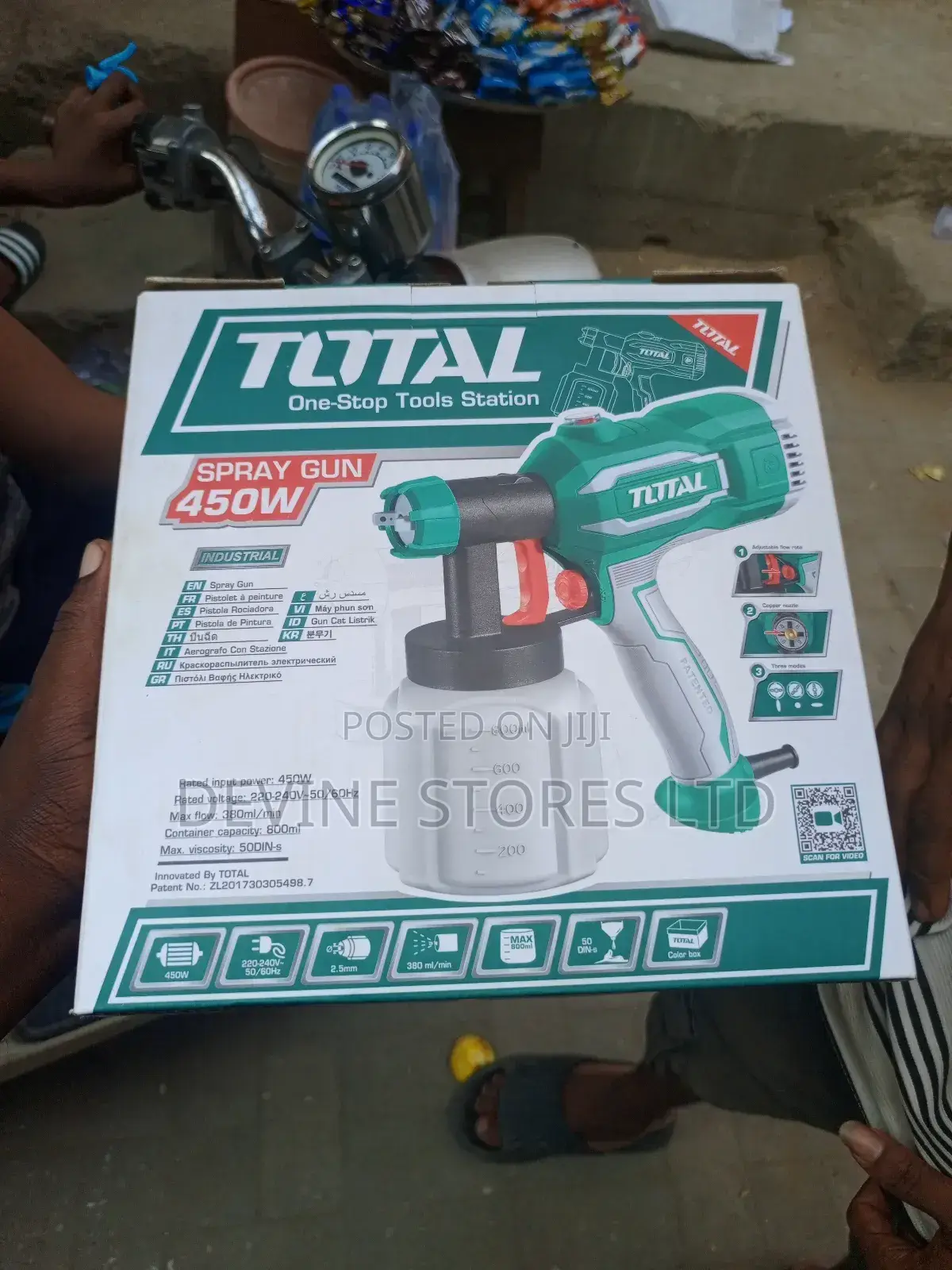 450w Total Electric Paint Spray Gun