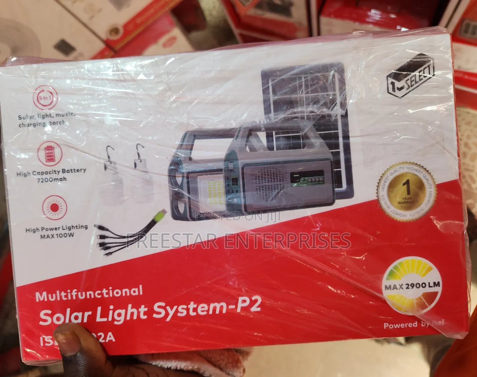 Itel P2 Solar Light, FM Radio MP3 Player. Itel P1 Solar.