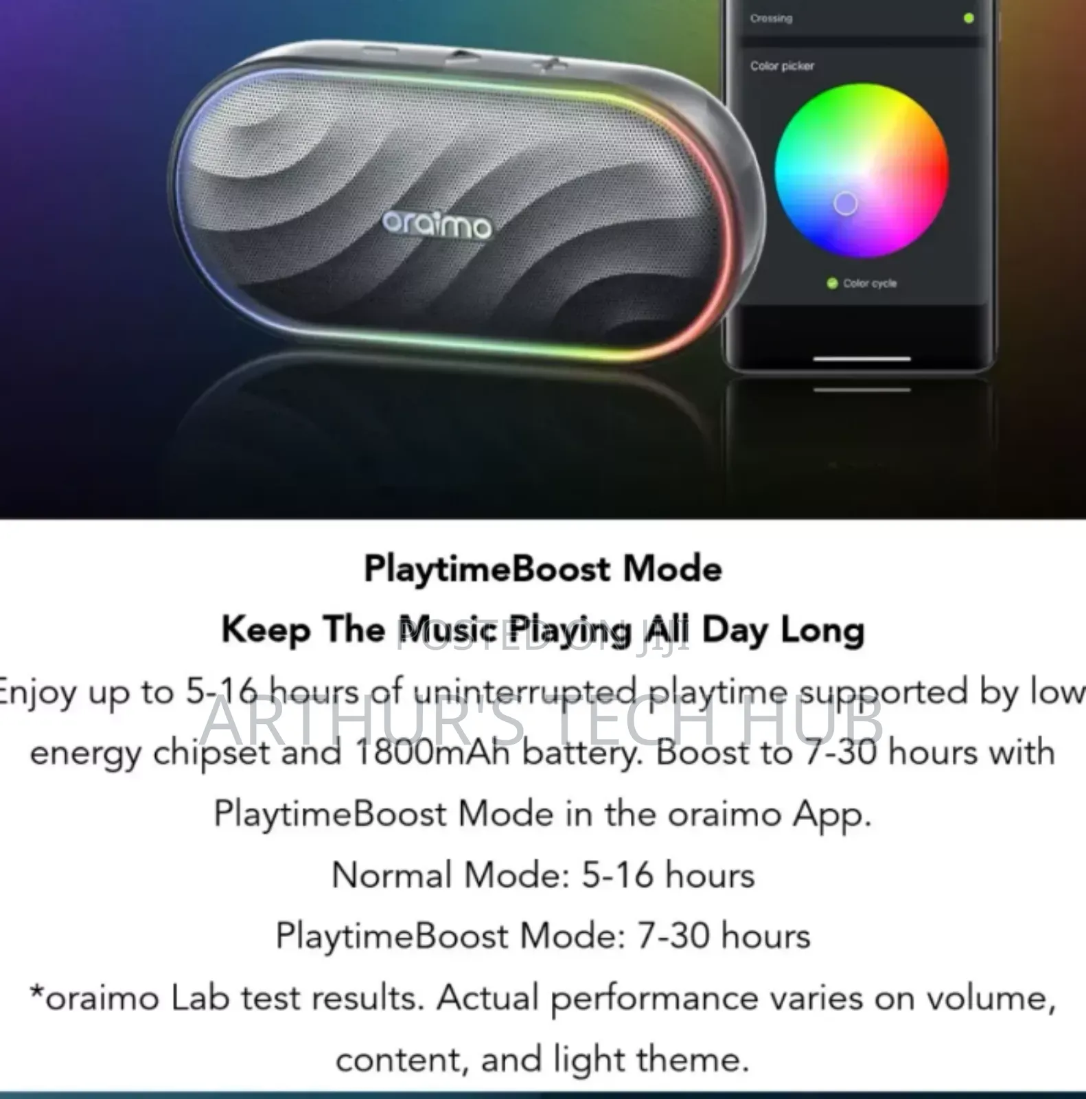 Oraimo Spacebox Bluetooth Speaker