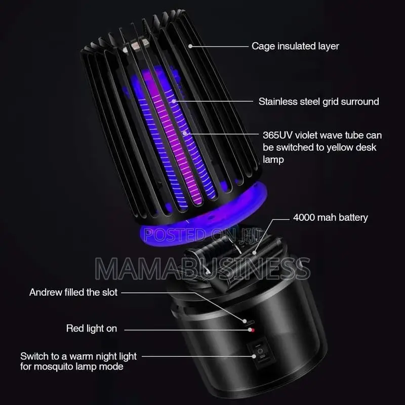 Rechargeable Electric Mosquito Killing Lamp