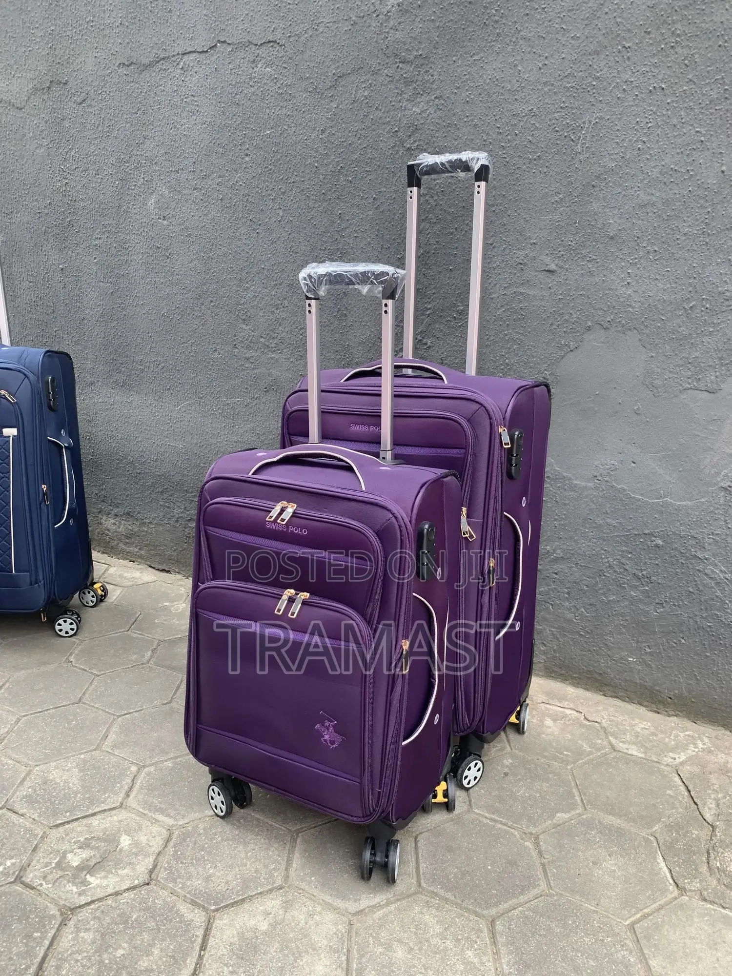 2 Set Swiss Polo Quality Travel Luggage