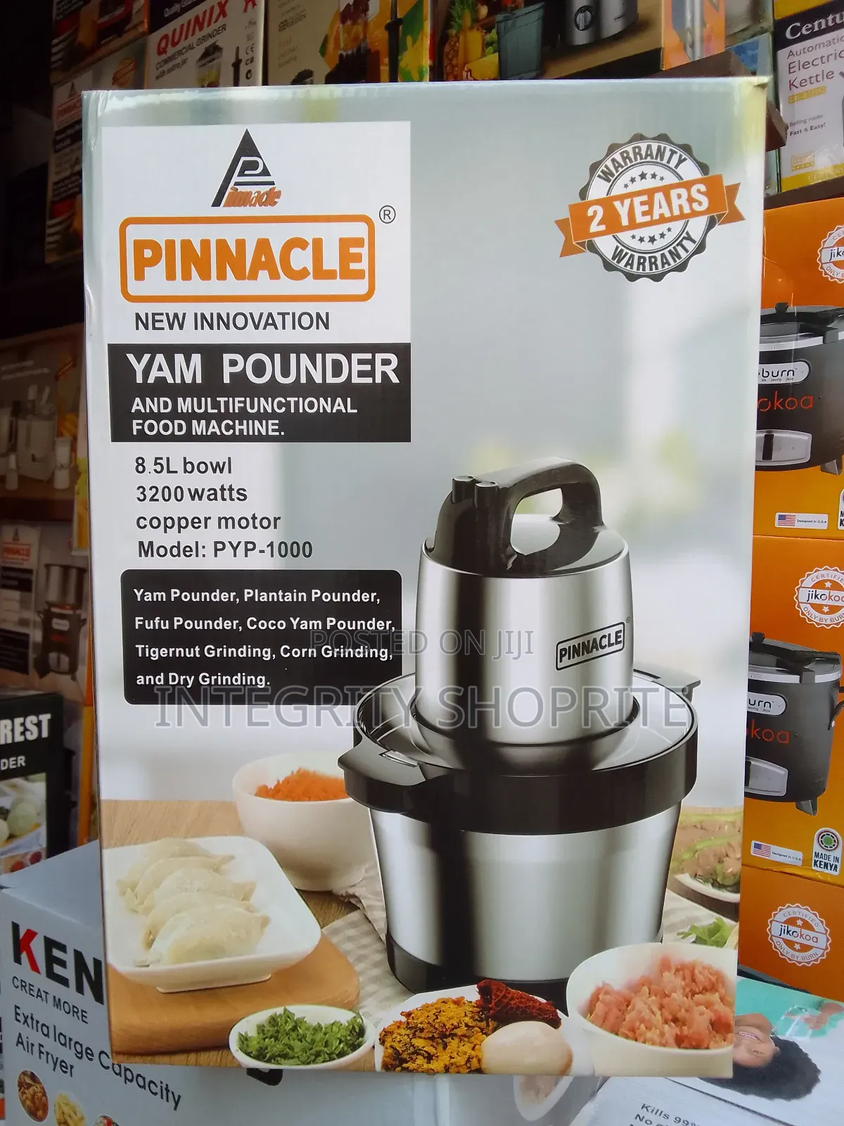 Pinnacle Yam Pounder and Malfunction Food 8.5L 3200w