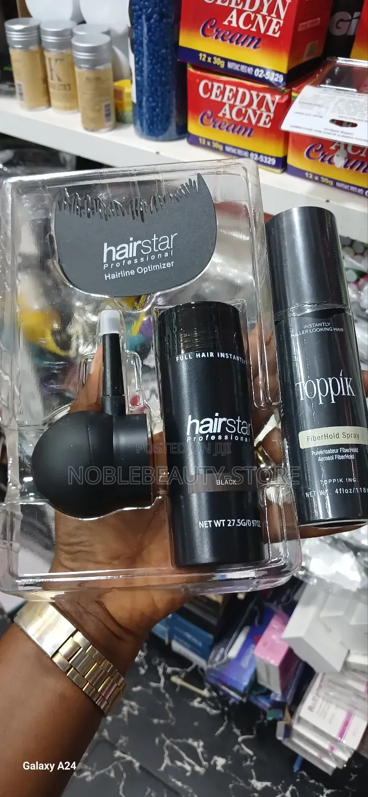 Toppik Fiber, Hold Spray and Applicator