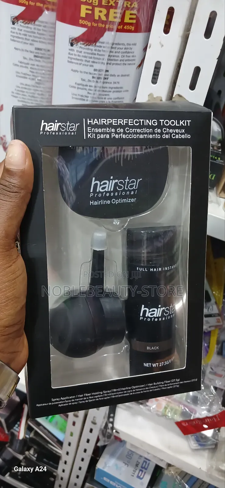 Toppik Fiber, Hold Spray and Applicator