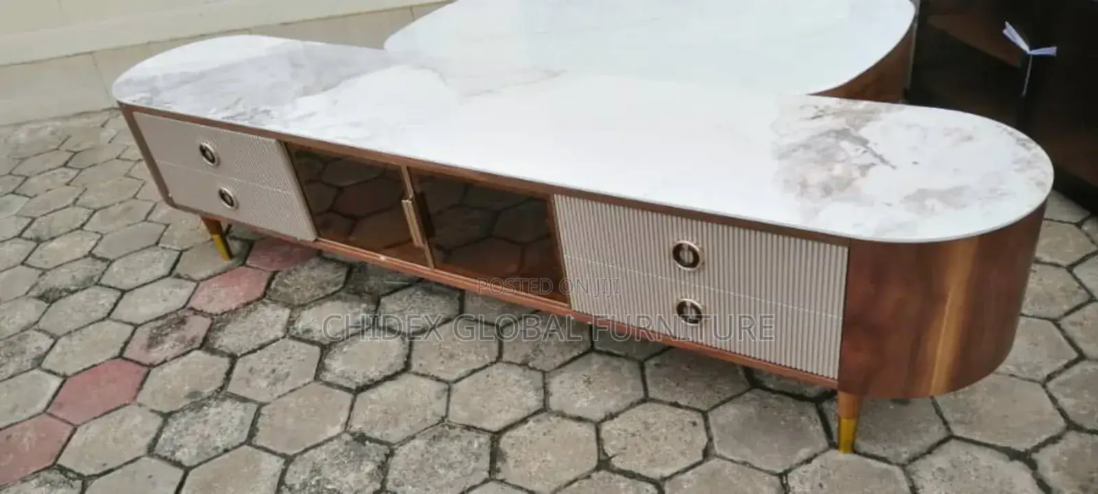Marble Top Tv Stand