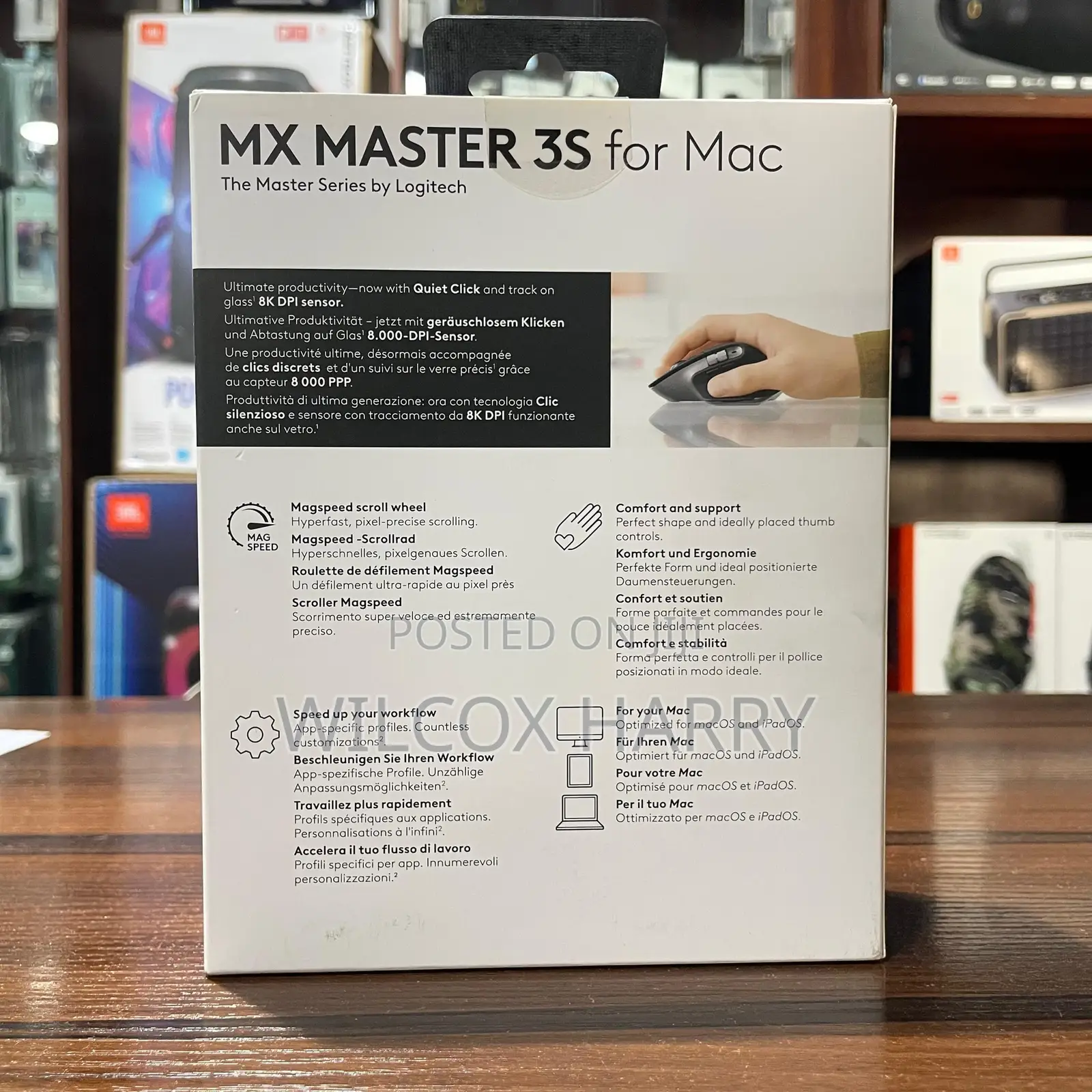 Mx Master 3s Wireless Bluetooth Mouse for Mac