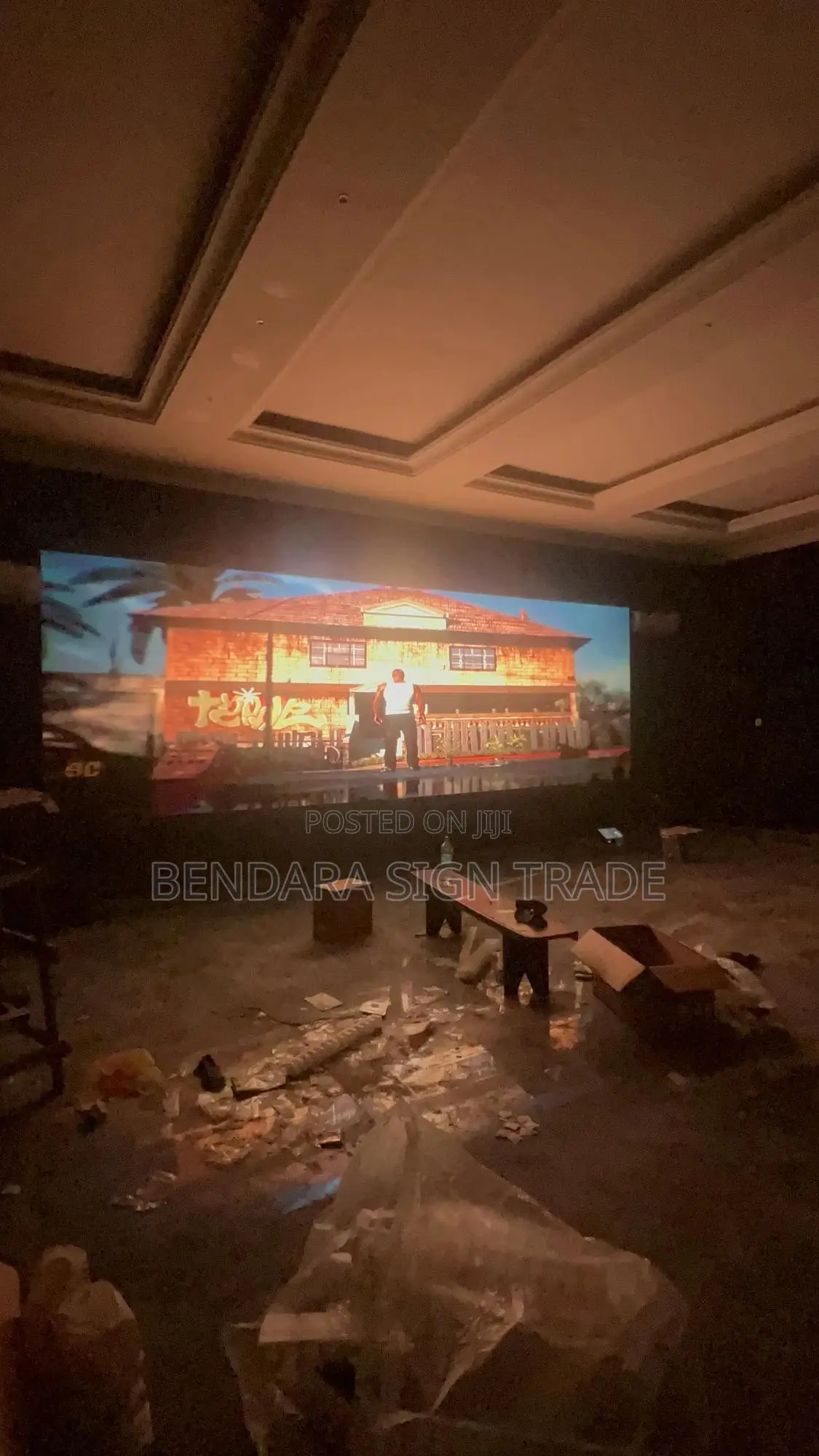 Cinema Screen Television 7m by 2.5m