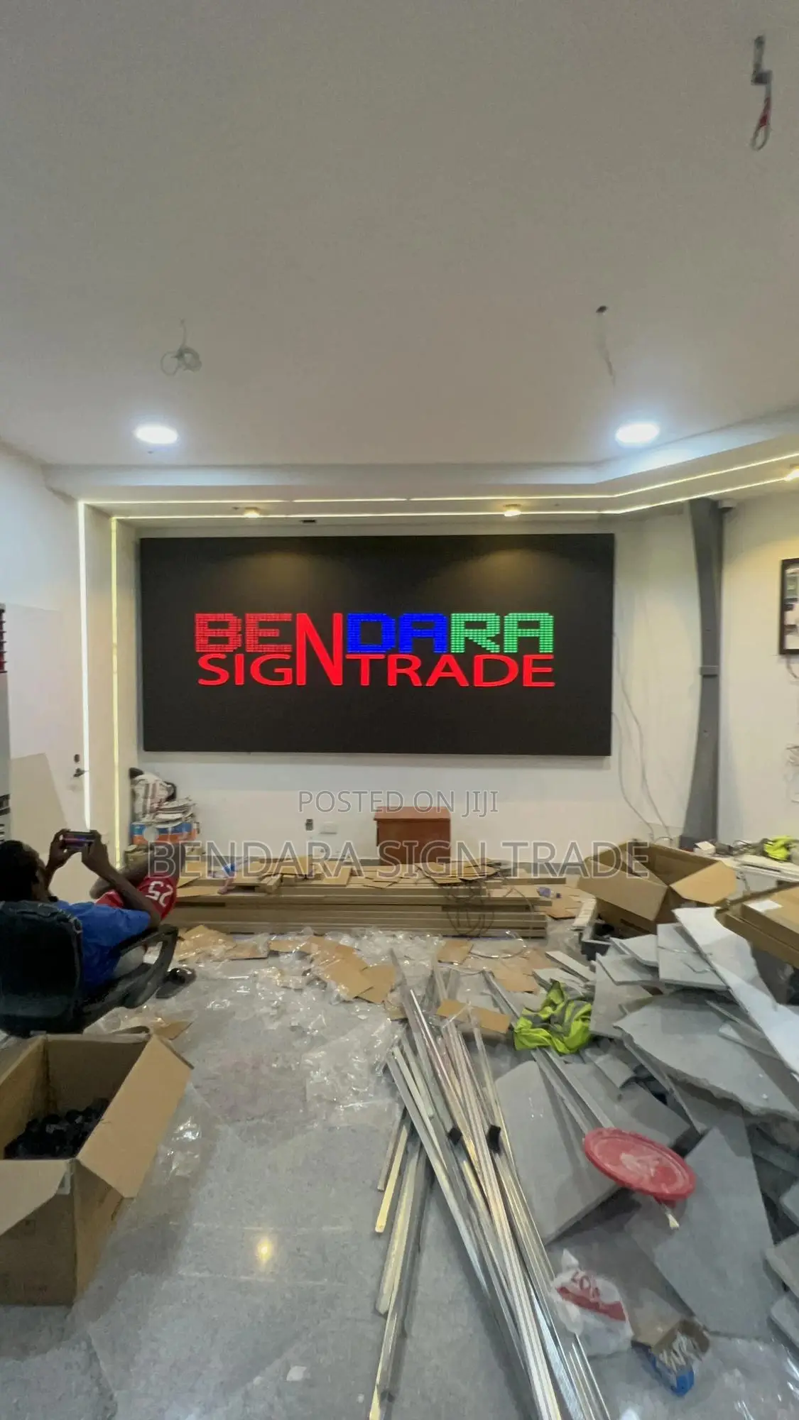 Bank Video Screen Display P2.5 4m by 2m