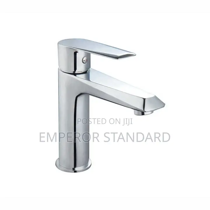 Handle Basin Chrome Faucet Mixer for Hotel Bathroom