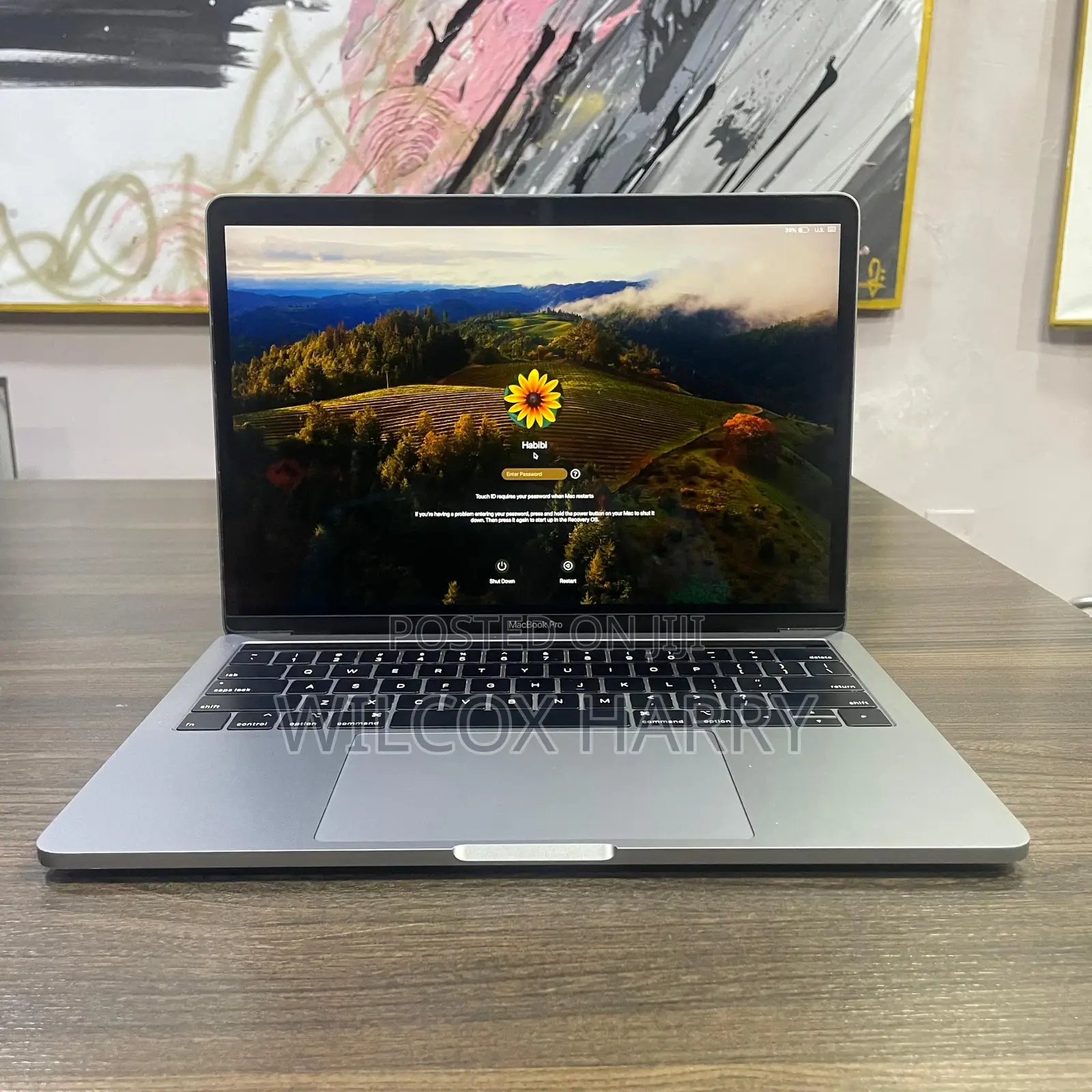 Laptop Apple MacBook Pro 2019 8GB Intel Core I5 SSD 256GB