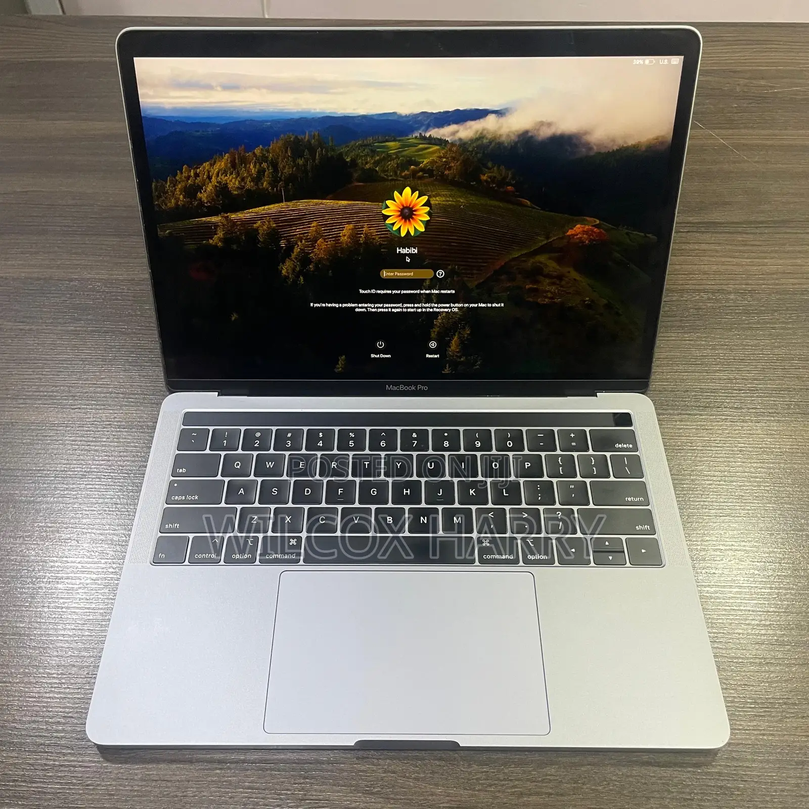 Laptop Apple MacBook Pro 2019 8GB Intel Core I5 SSD 256GB