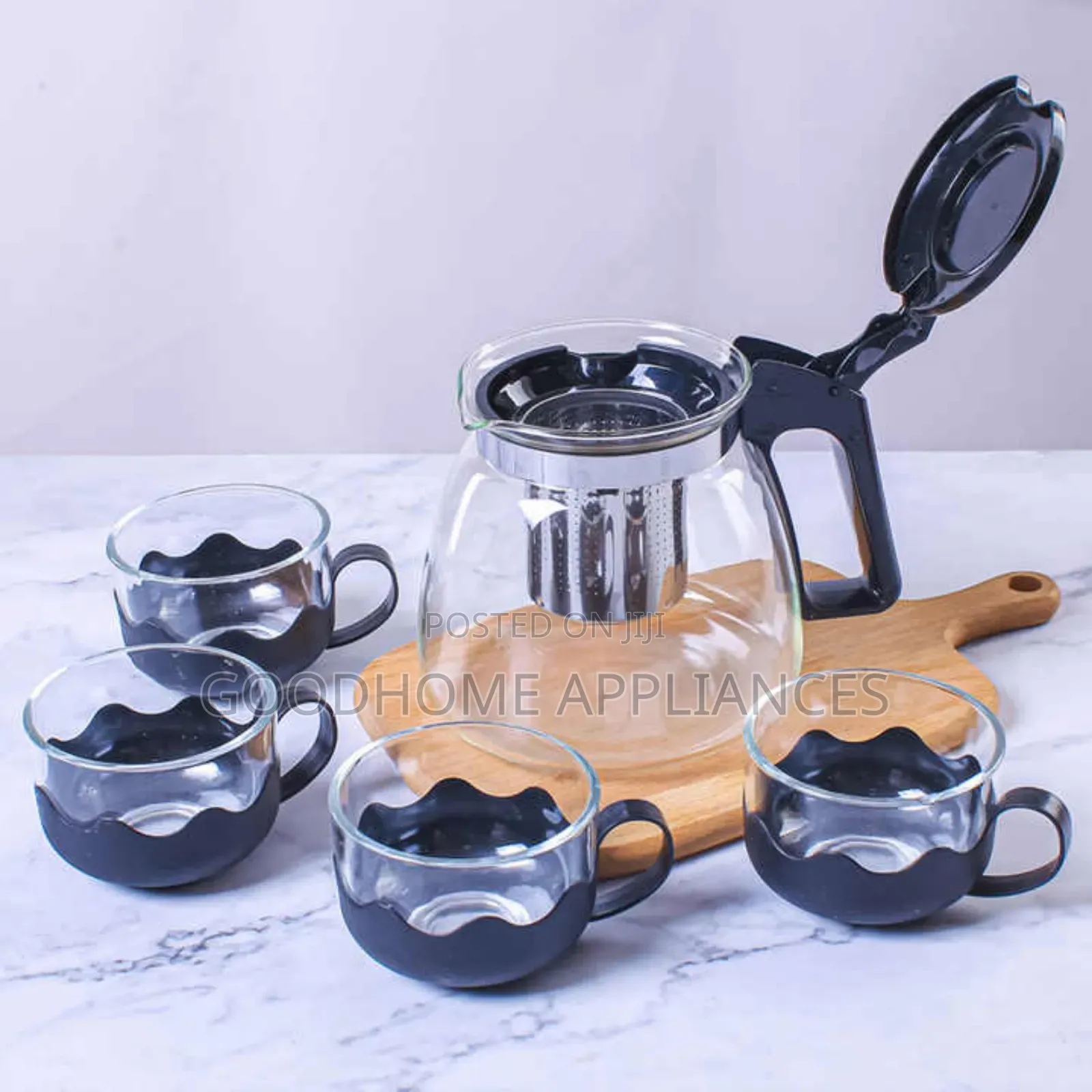 5pcs Tea Set ( Jug and 4 Tea Cups )