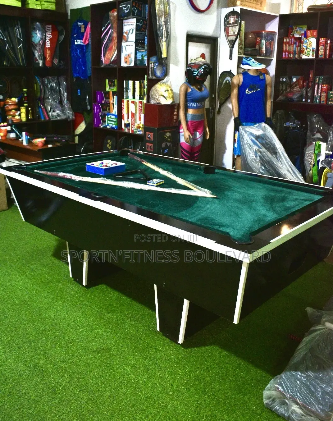 8ft Solid HDF Snooker Board With Accessories