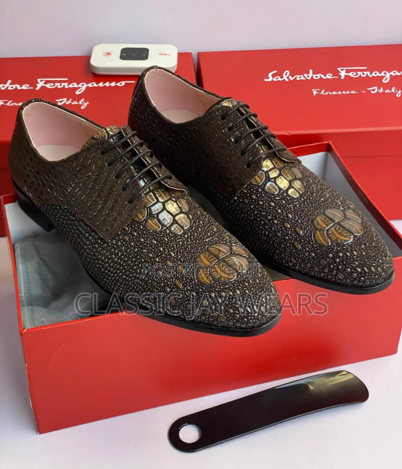 Quality Italian Salvatore Ferragamo Shoe