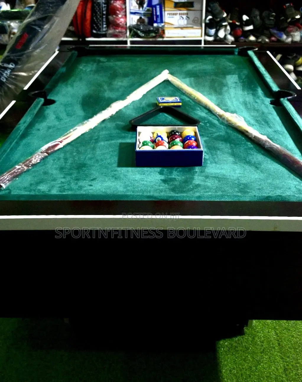 8ft Solid HDF Snooker Board With Accessories