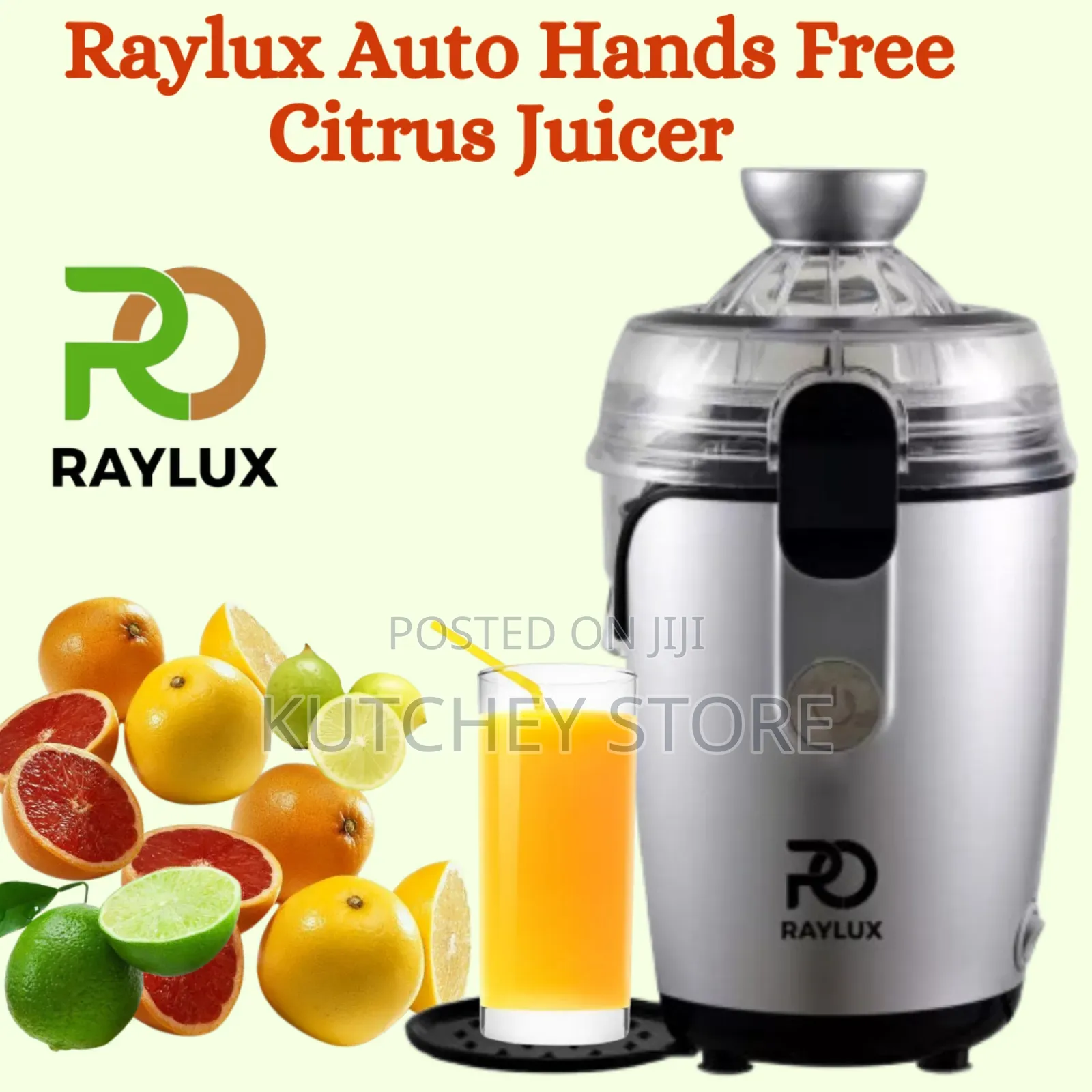 Raylux Automatic Hands-Free Professional Citrus Juicer