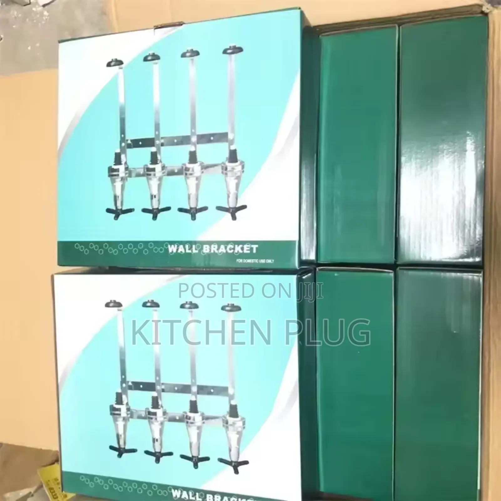 4-bottle Wall Mounted Liquor Dispenser