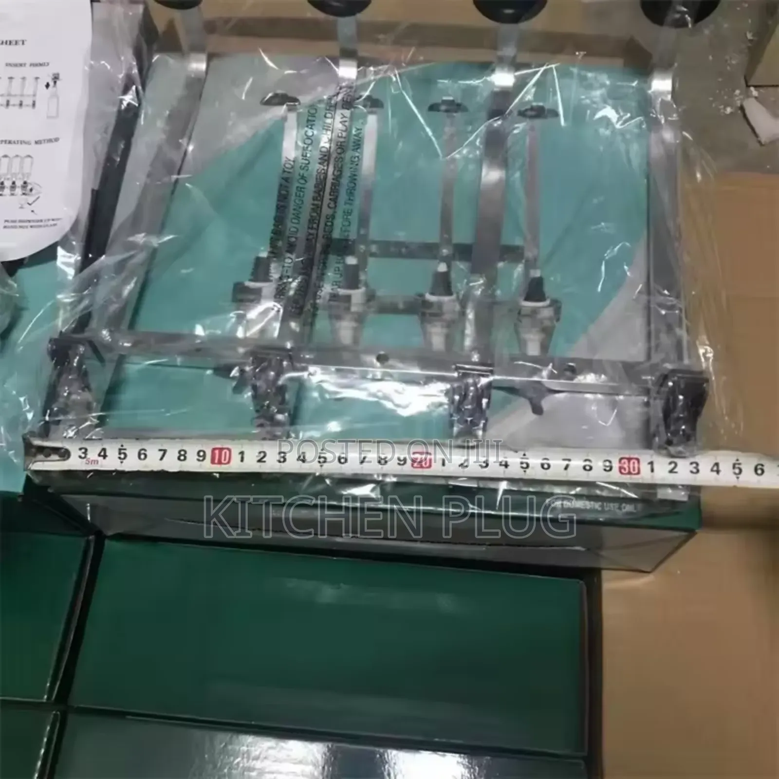 4-bottle Wall Mounted Liquor Dispenser