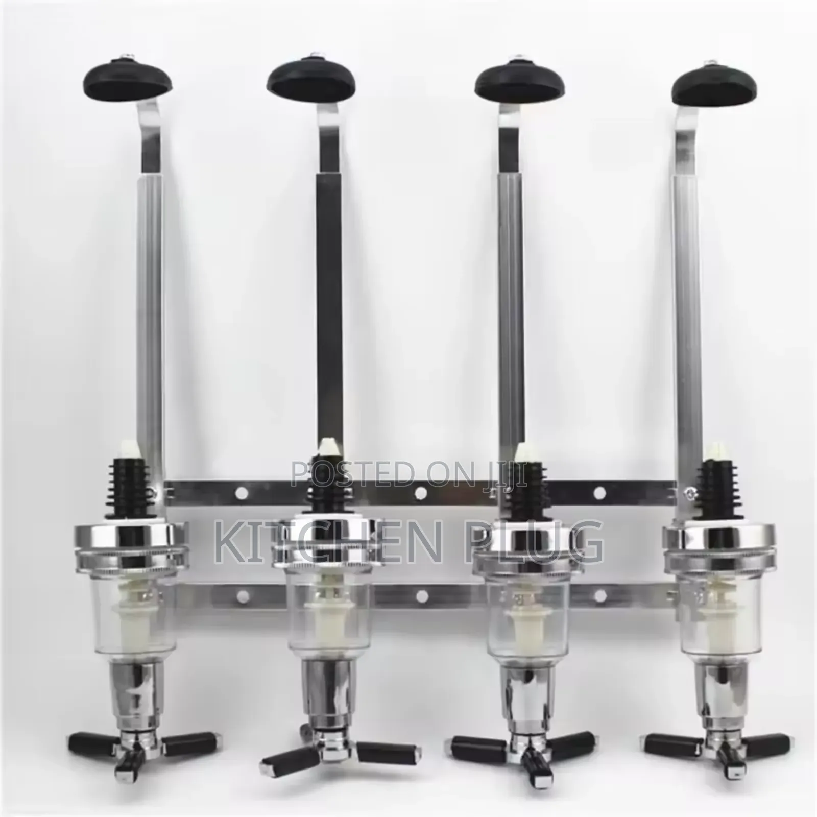 4-bottle Wall Mounted Liquor Dispenser