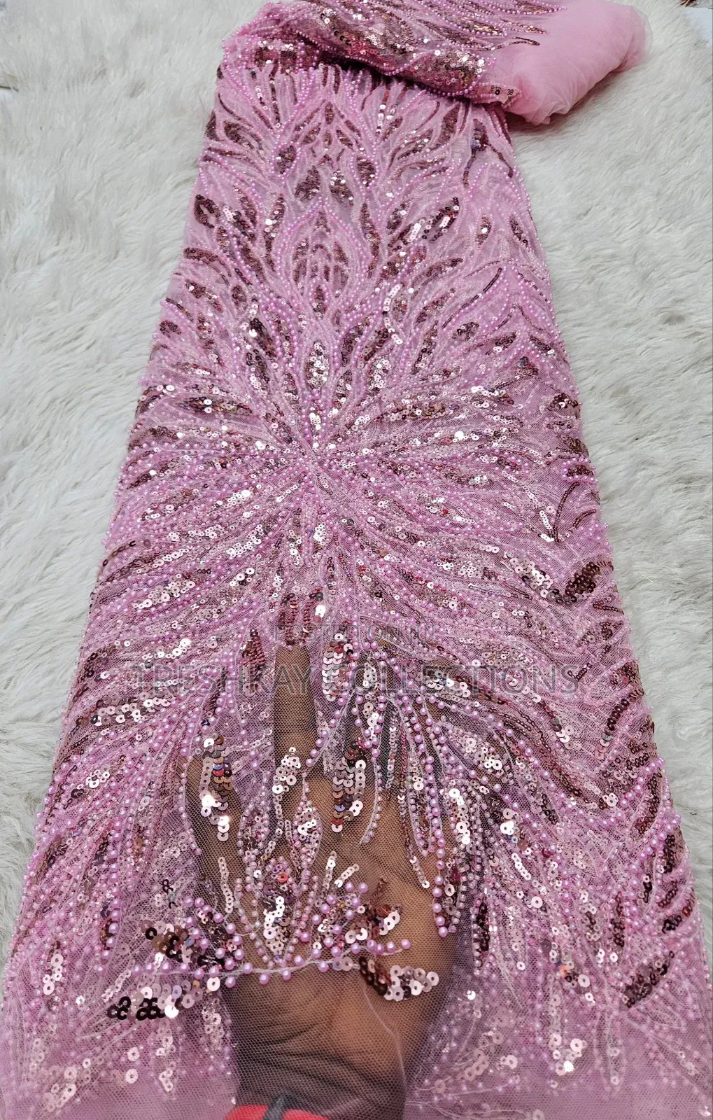 Lovely and Quality Hand Beaded Lace