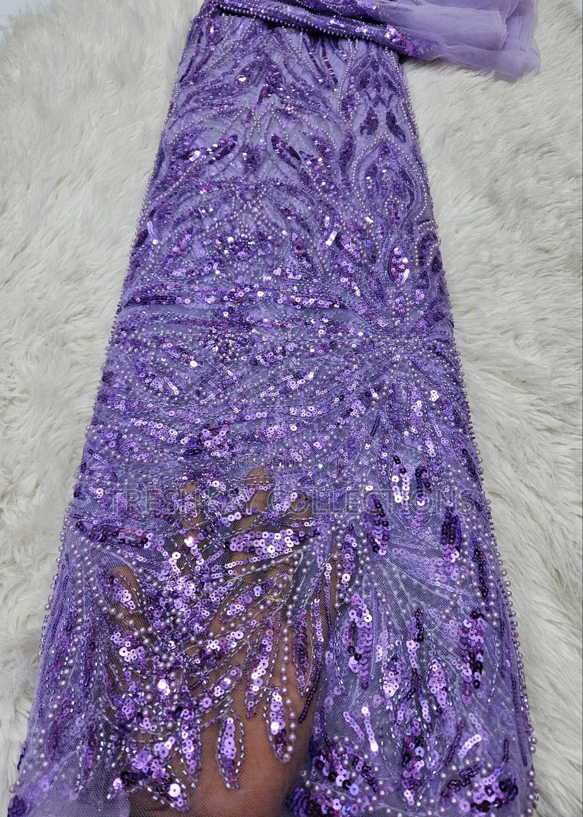 Lovely and Quality Hand Beaded Lace
