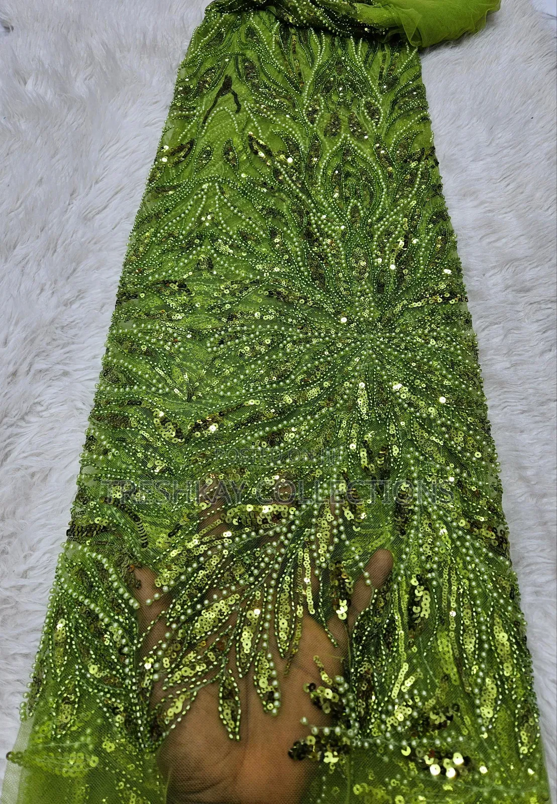 Lovely and Quality Hand Beaded Lace