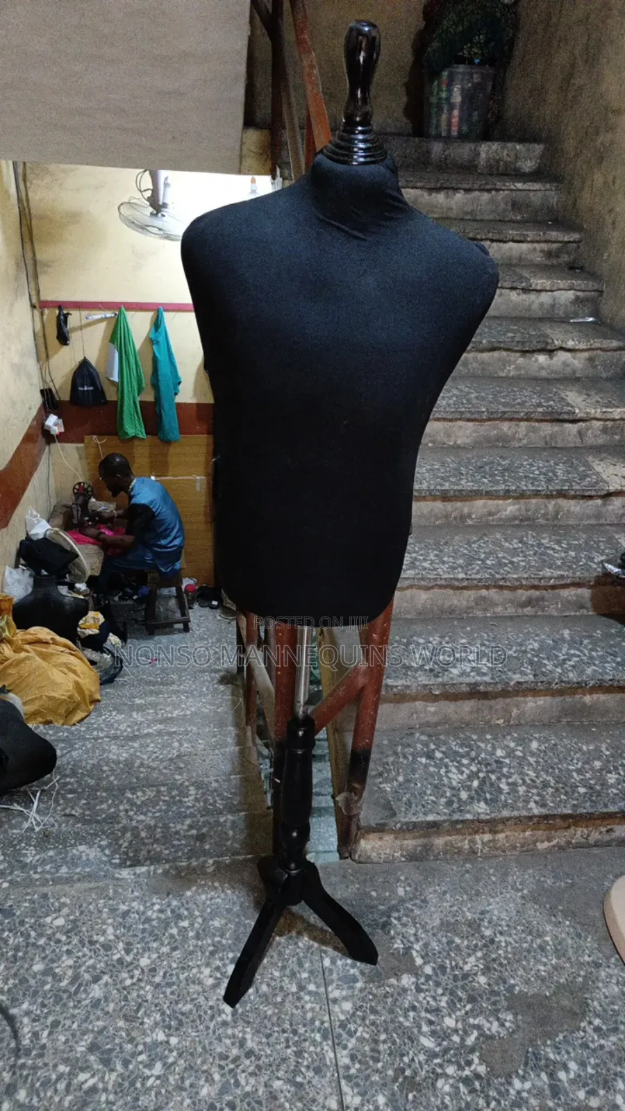 Male Black Body Form