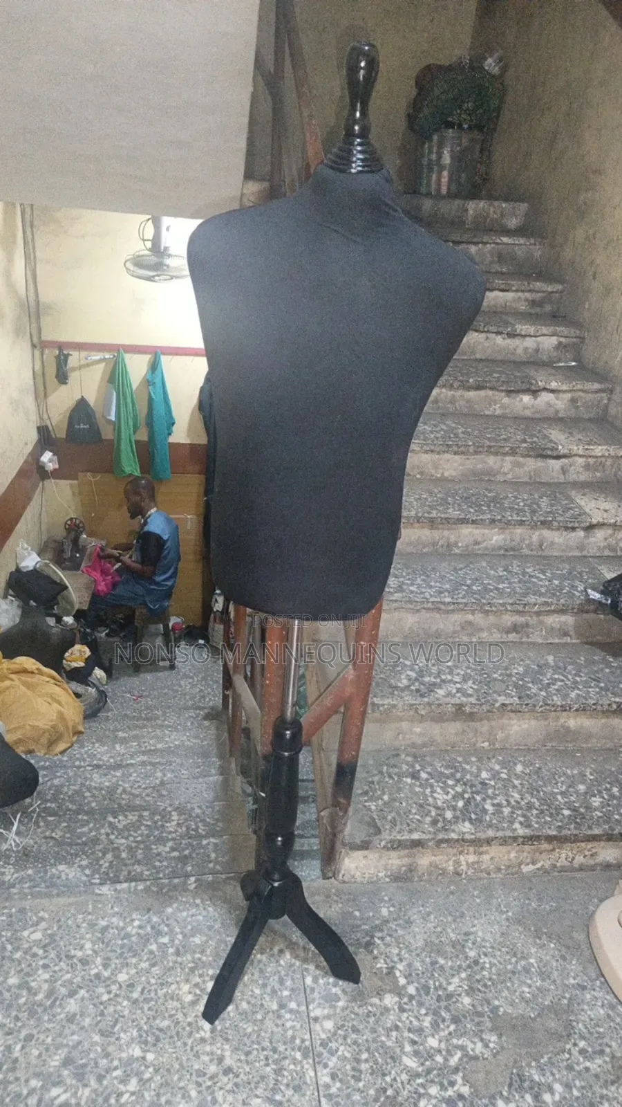 Male Black Body Form