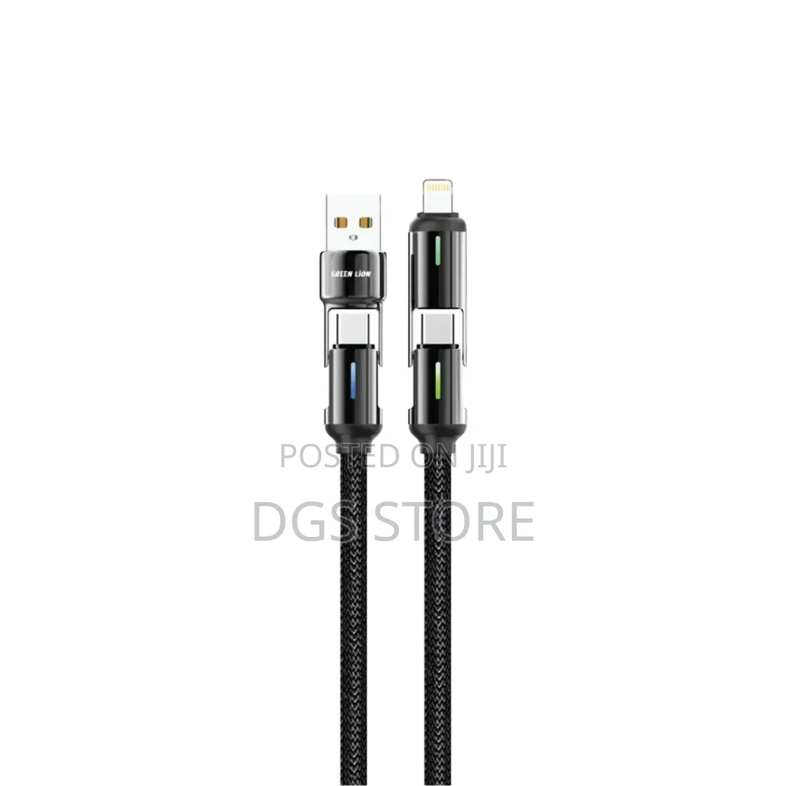 Green Lion 4in1 LED Braided Cables