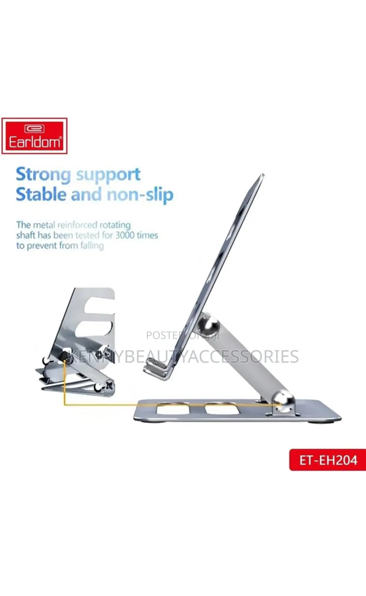 Earldom Desktop Holderaluminum Alloy360 Degree