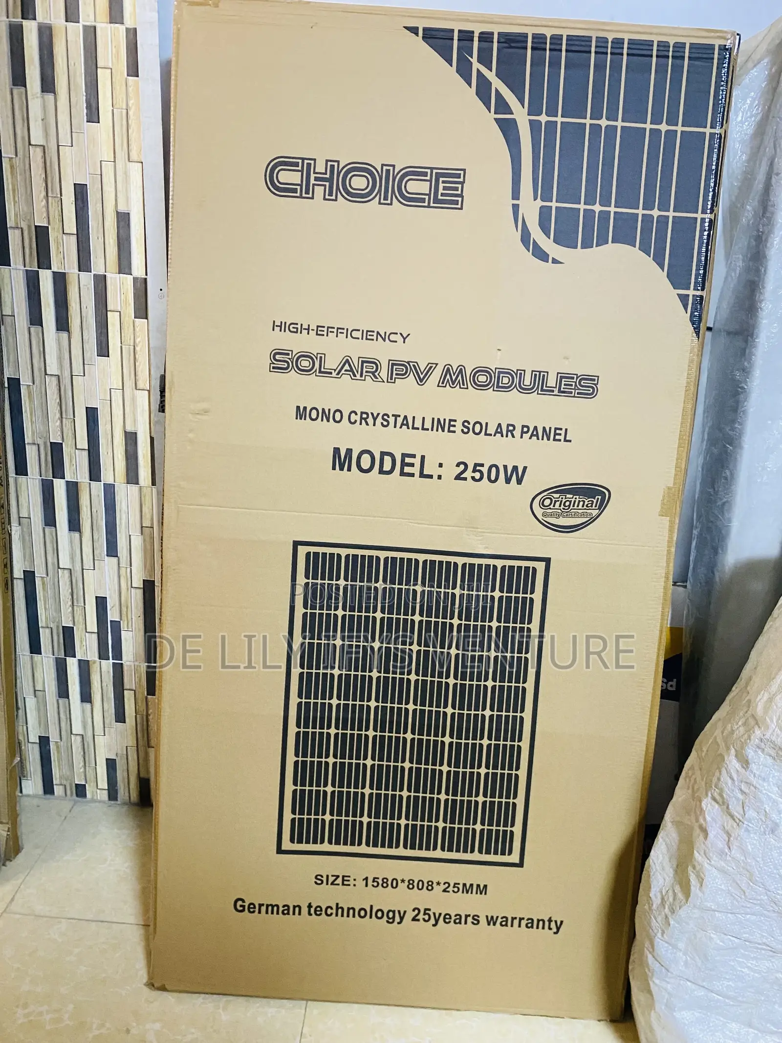 250W Choice Solar Panel