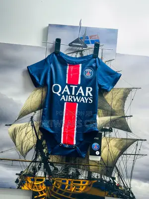 Paris Saint Germaine PSG Baby Football Bodysuit for Toddlers