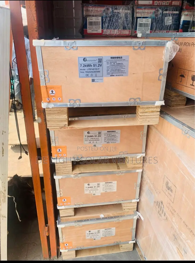 Felicity Lithium Batteries 7.2kwh 51.2v