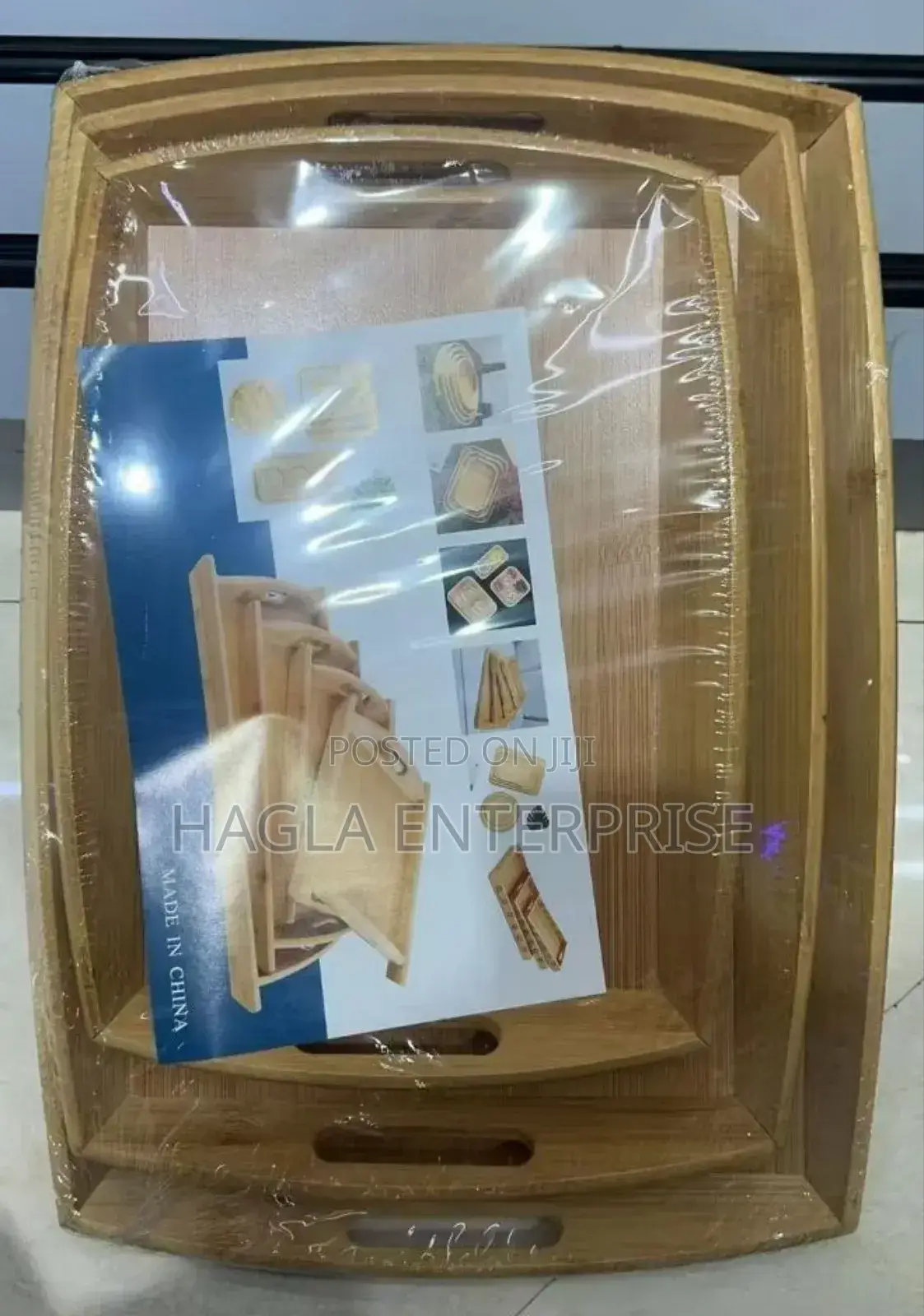 3 in 1 Bamboo Tray