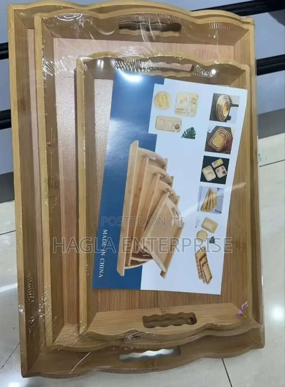 3 in 1 Bamboo Tray