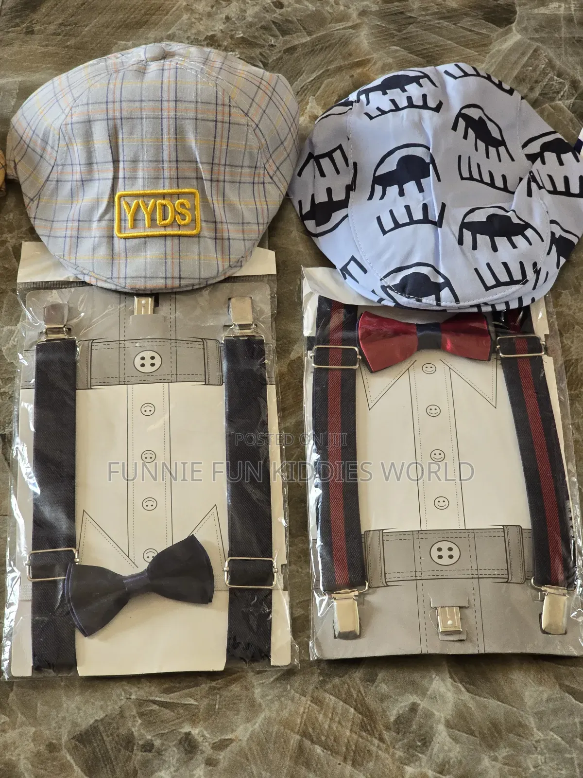 Cap/Belt/Bowtie
