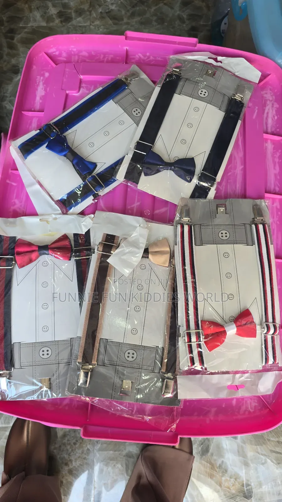 Cap/Belt/Bowtie