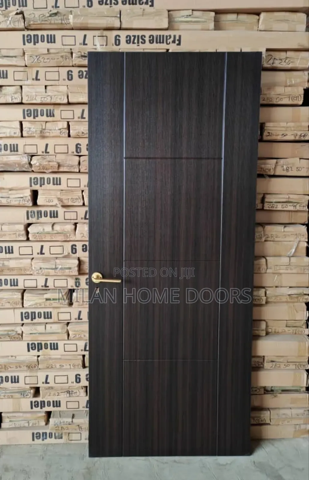 HRF 50mm Walnut Interior Wooden Door 840m