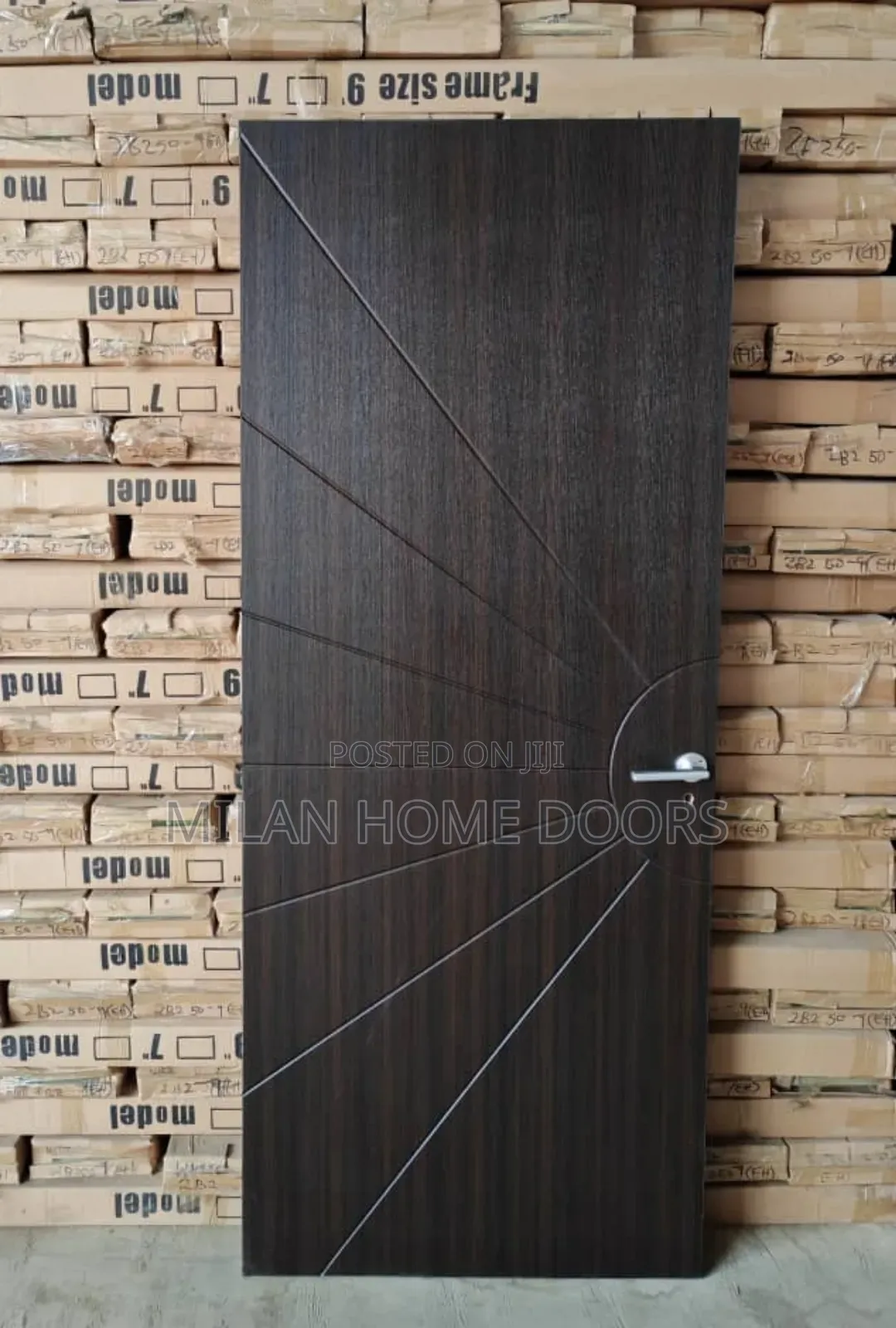 HRF 50mm Walnut Interior Wooden Door 840m