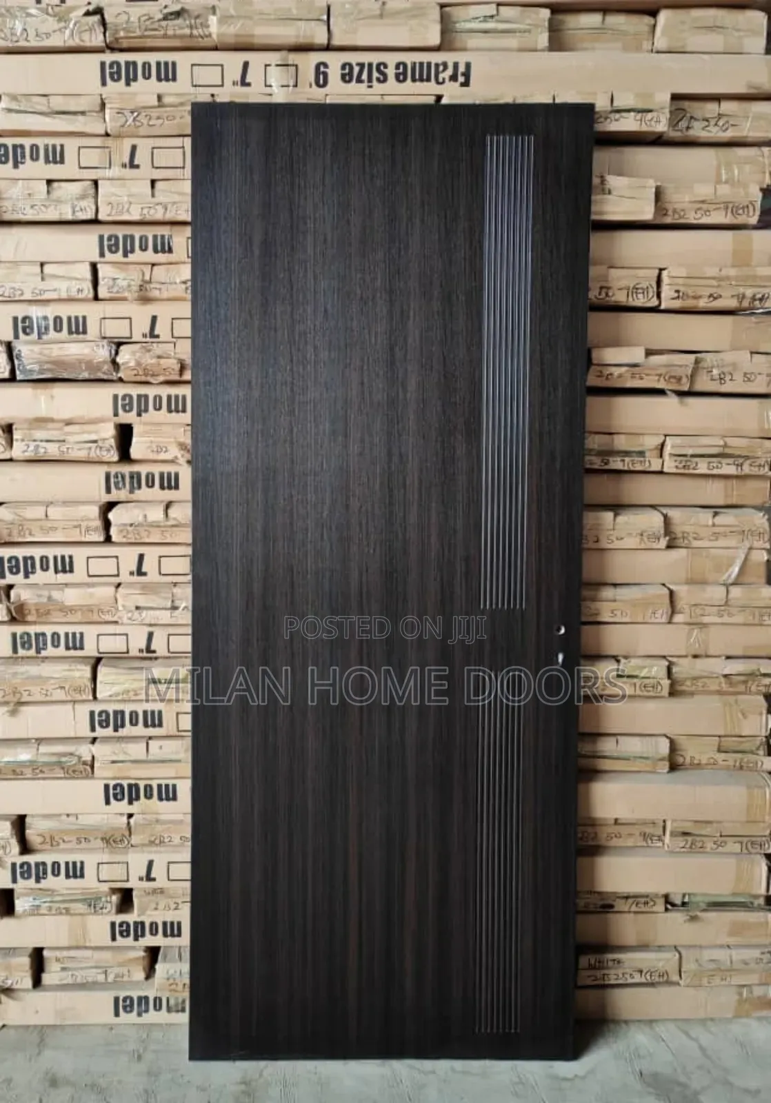 HRF 50mm Walnut Interior Wooden Door 840m