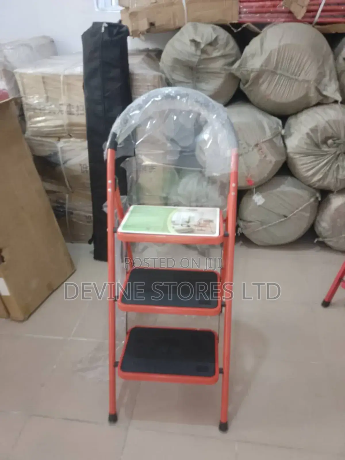 3ft Aluminum Red Ladder