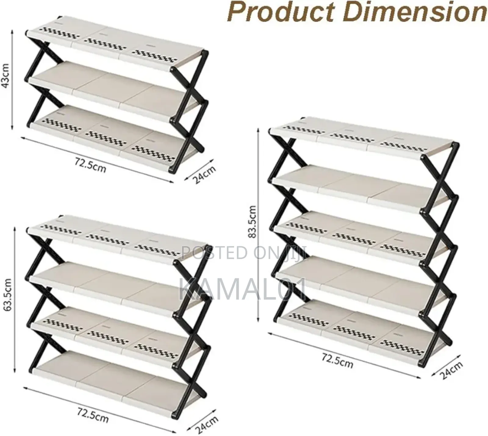 Multi-Layer Shoe Rack 5 Layers Simple Shoe Cabinet