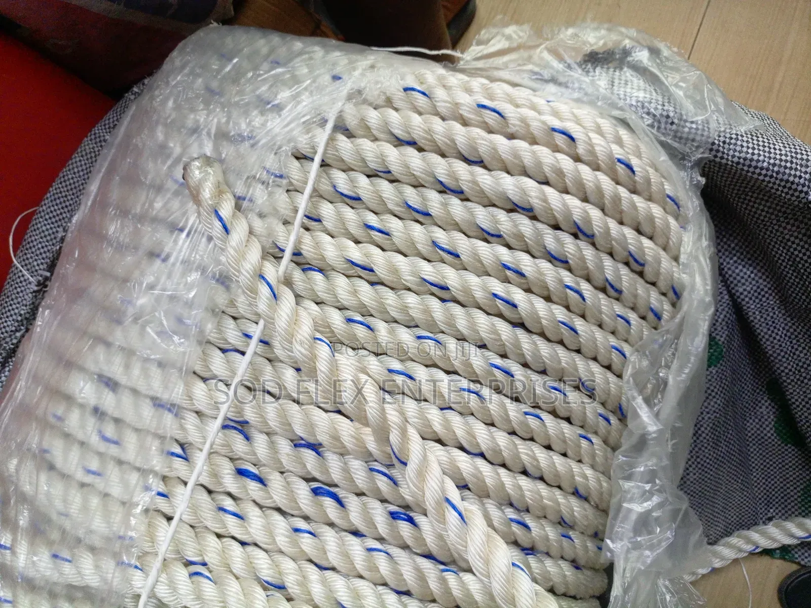 24mm Heavy Duty White Marine Rope Roll 206 Yards