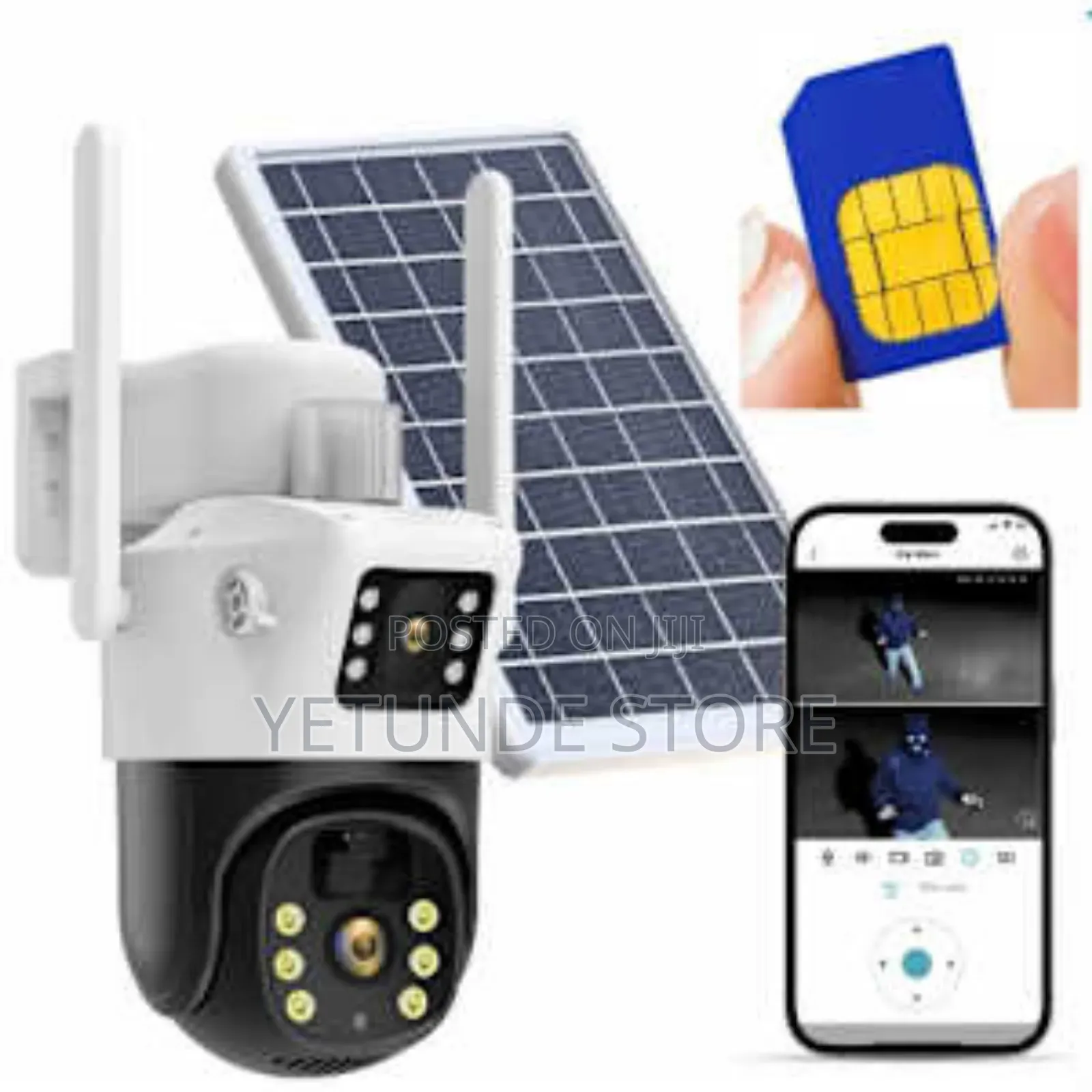 Rotational Solar Powered 4g Intelligent CCTV Wireless Camera