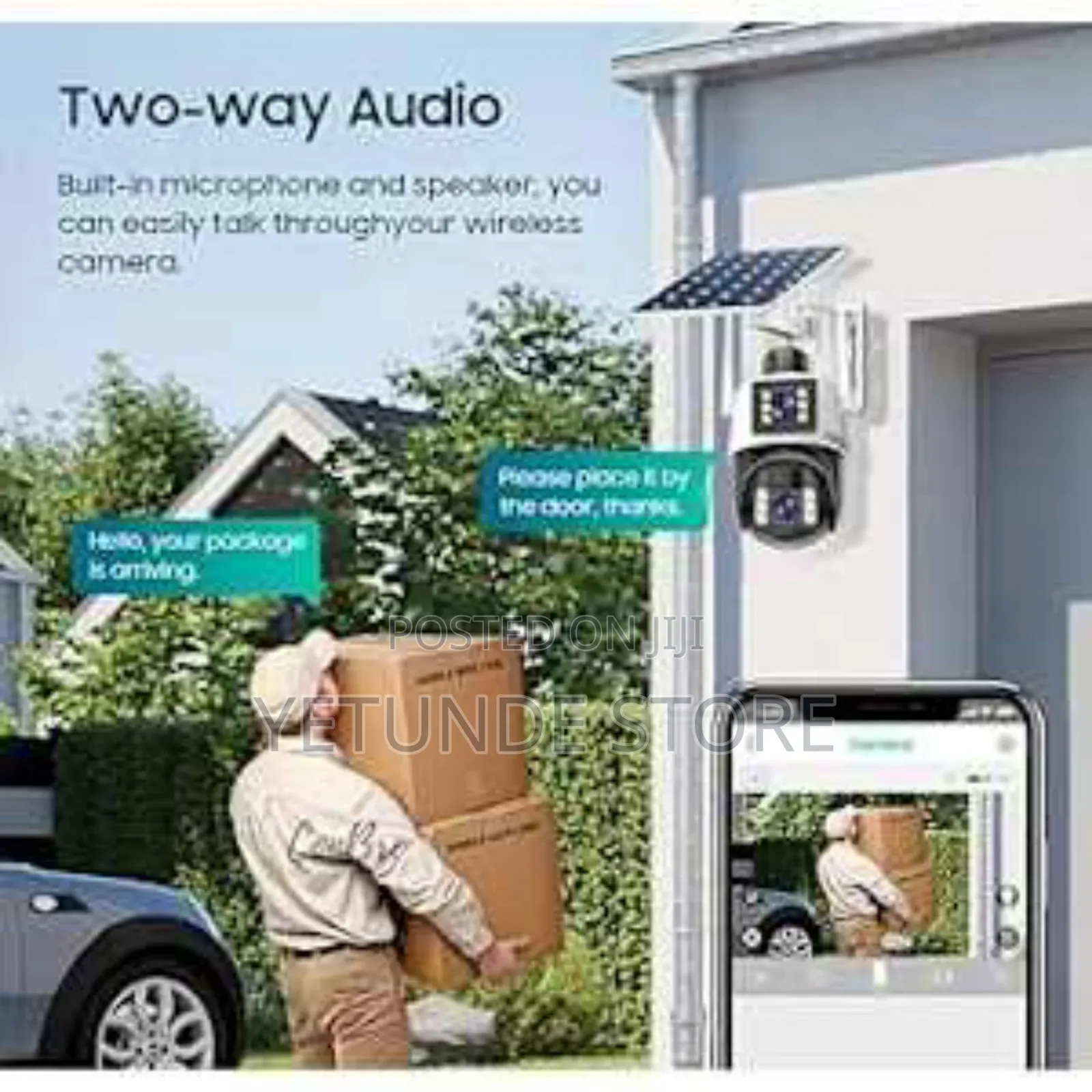 Rotational Solar Powered 4g Intelligent CCTV Wireless Camera