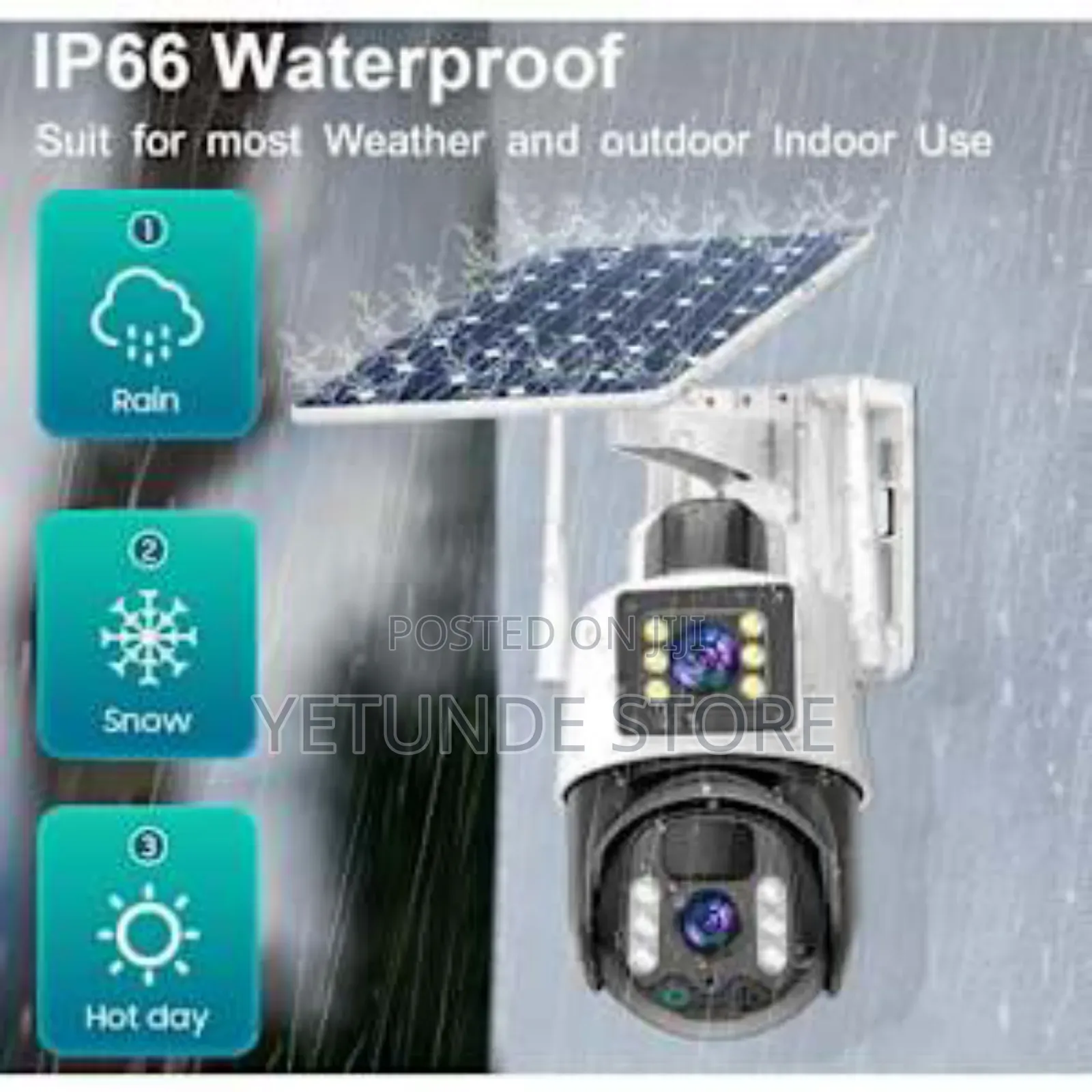 Rotational Solar Powered 4g Intelligent CCTV Wireless Camera