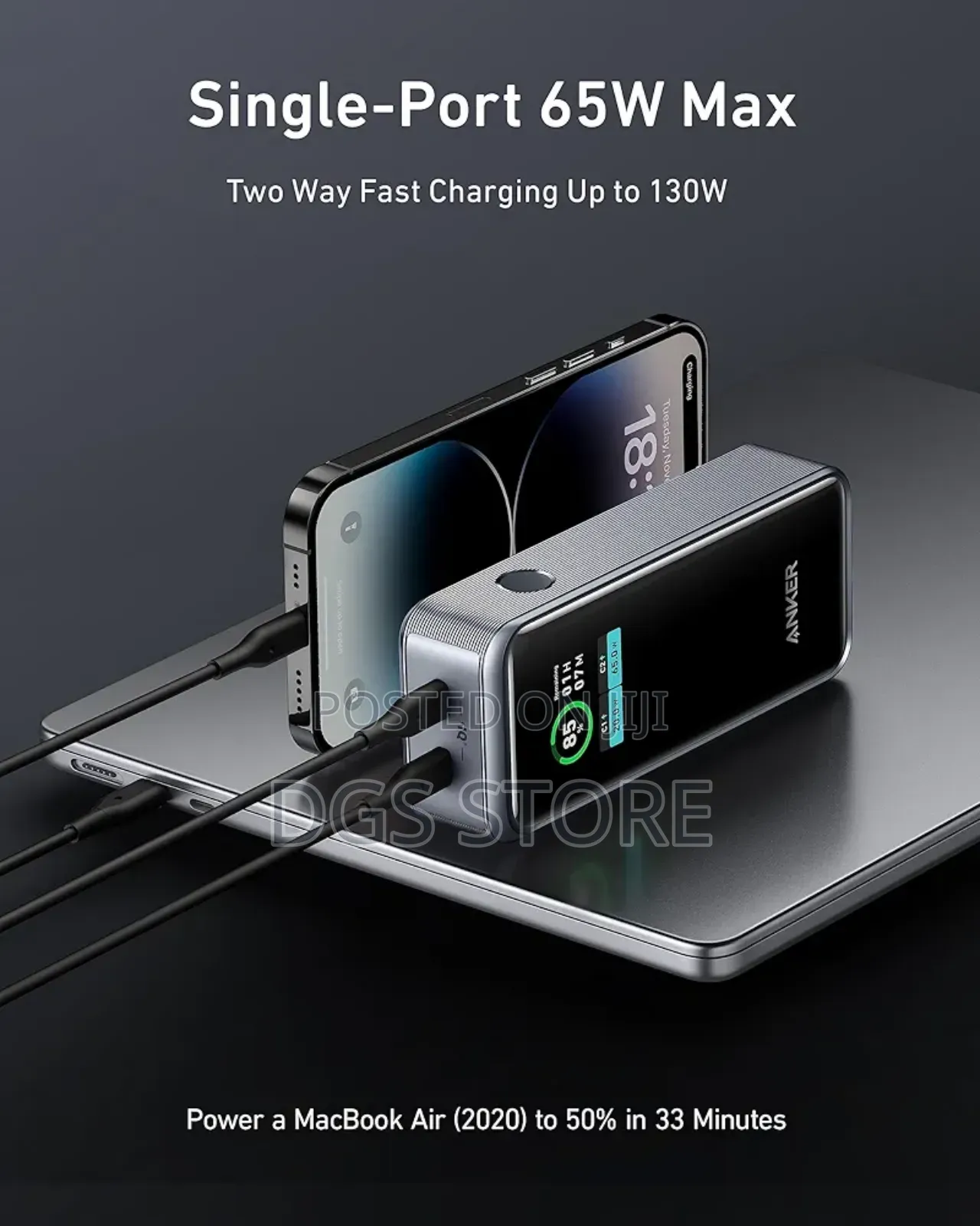 Anker Prime 12,000mah Power Bank 130w