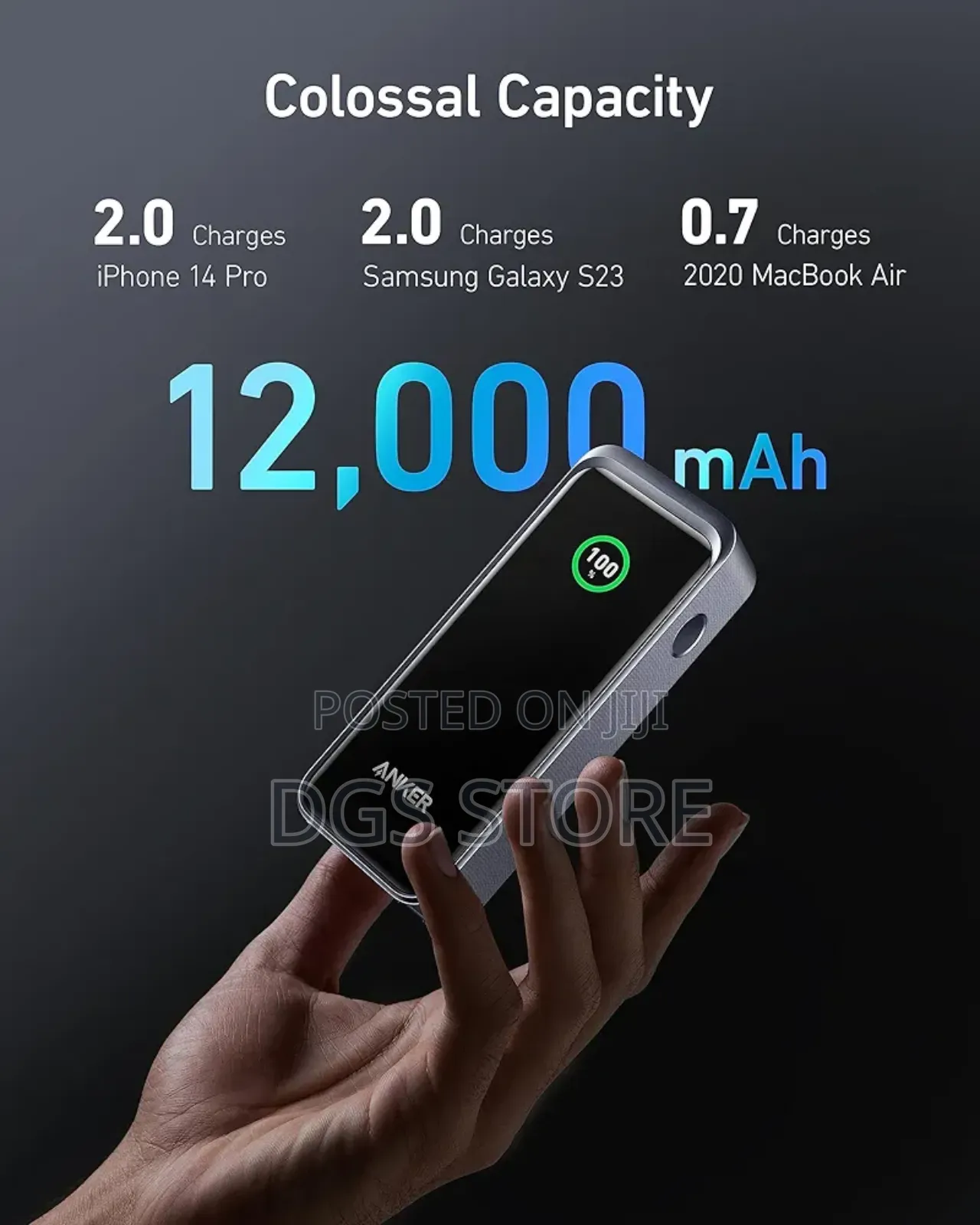 Anker Prime 12,000mah Power Bank 130w